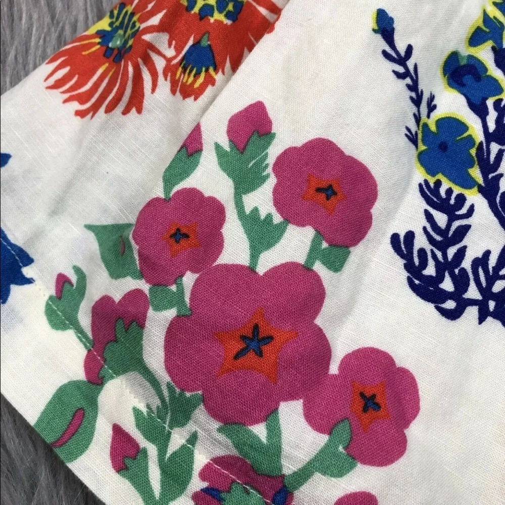 Mini Boden 3-4 Floral Sleeveless Pleated Dress